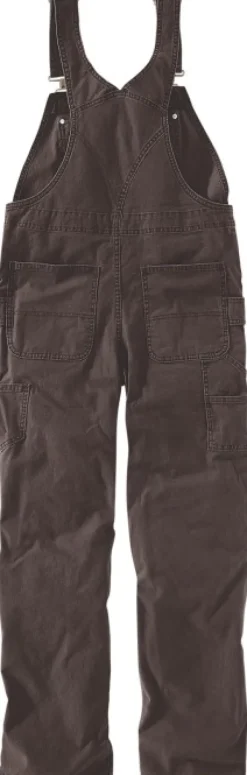Carhartt Crawford Bib Overall naisten haalari, tummanruskea