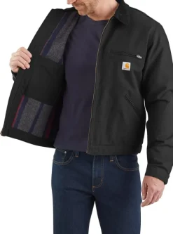Carhartt Duck Detroit Jacket takki, Black