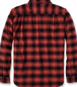 Carhartt Flannel L/S Plaid Shirt flanellipaita, punainen