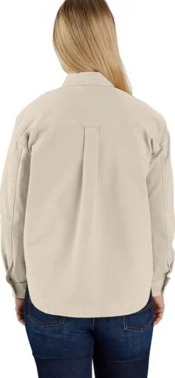 Carhartt Heavyweight Duck Overshirt naisten paita, Oat Milk