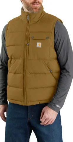 Carhartt Loose Fit Midweight Insulated Vest vuorillinen liivi, ruskea