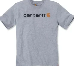 Carhartt M's Core Logo T-Shirt S-S Heather Grey
