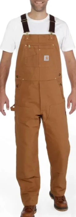 Carhartt M's Duck Bib Overall Carhartt® Brown