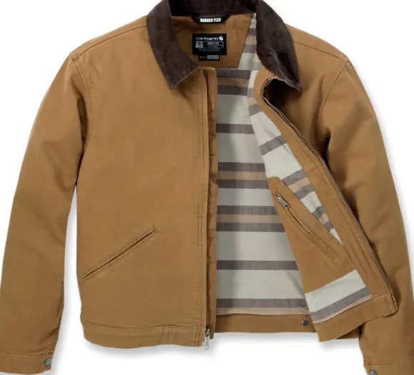 Carhartt Relaxed Fit Canvas Detroit Jacket naisten takki, Carhartt® Brown