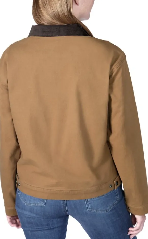 Carhartt Relaxed Fit Canvas Detroit Jacket naisten takki, Carhartt® Brown