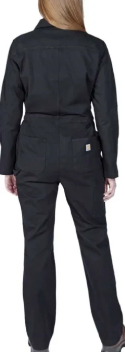 Carhartt Relaxed Fit Canvas Coverall naisten haalarit, musta