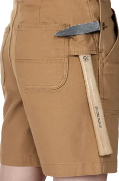 Carhartt Relaxed Fit Canvas Shortall naisten shortsit, Carhartt Brown