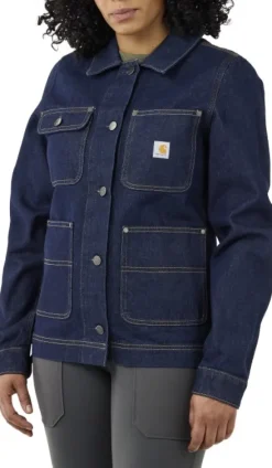 Carhartt Relaxed Fit Denim Jacket Basin naisten farkkutakki