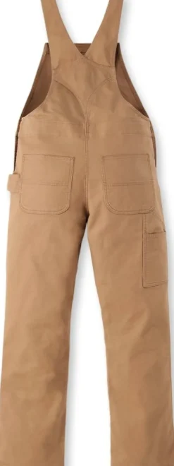Carhartt Relaxed Fit Denim Bib Overal naisten haalarit, Carhartt® Brown