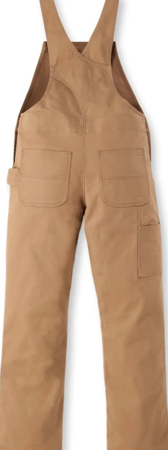 Carhartt Relaxed Fit Denim Bib Overal naisten haalarit, Carhartt® Brown