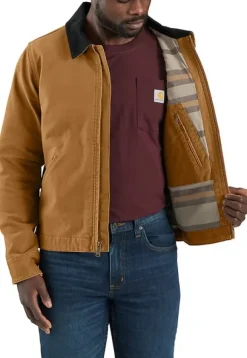 Carhartt Relaxed Fit Duck Detroit Jacket takki, Carhartt® Brown