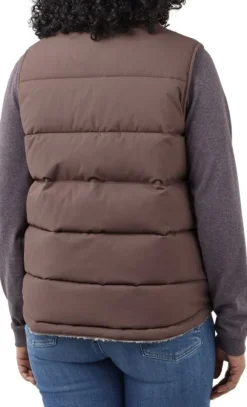 Carhartt Relaxed Midweight Utility Vest naisten käännettävä liivi, Nutmeg