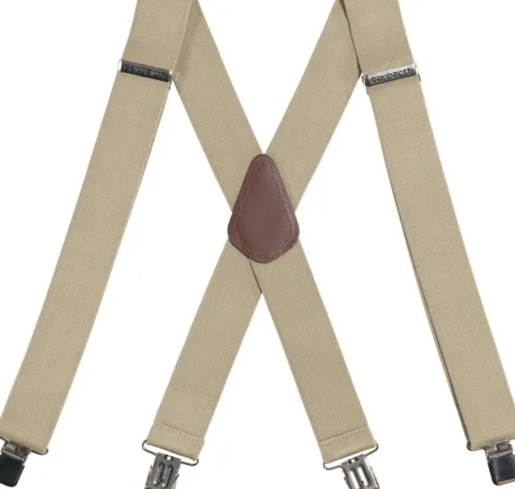 Carhartt Rugged Flex Elastic Suspenders Dark Brown