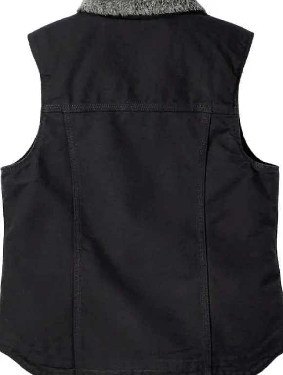 Carhartt Sherpa Lined Mock Neck Vest naisten liivi, Black