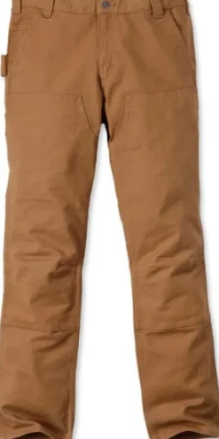 Carhartt Stretch Duck Double Front housut, Carhartt® Brown