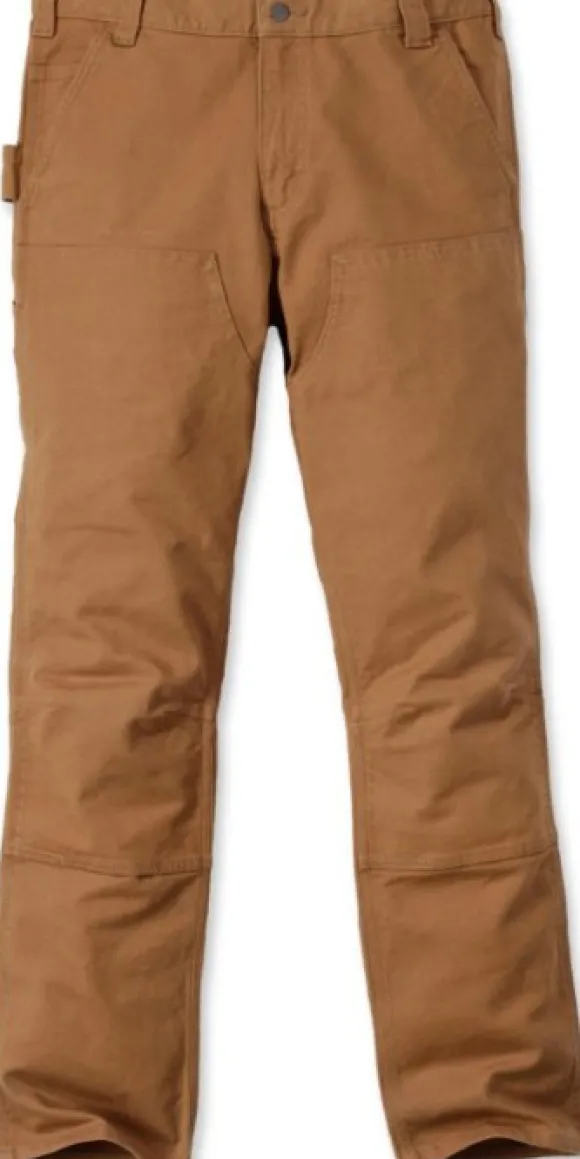 Carhartt Stretch Duck Double Front housut, Carhartt® Brown