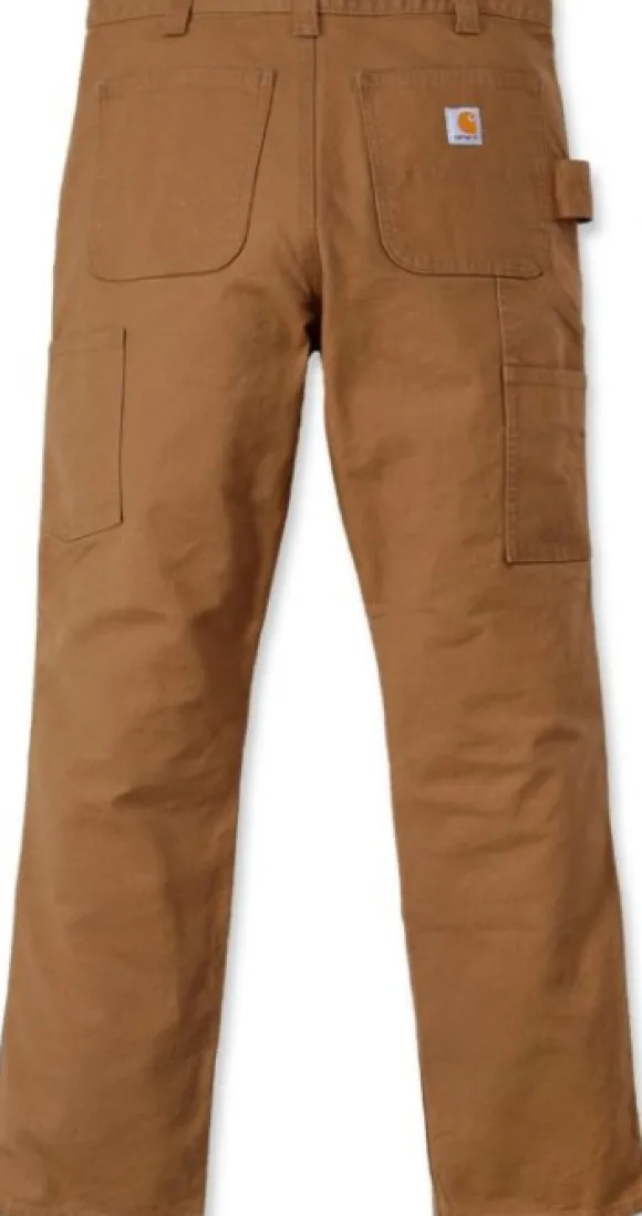 Carhartt Stretch Duck Double Front housut, Carhartt® Brown