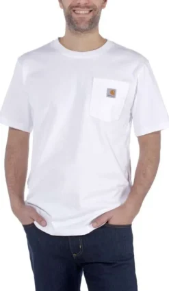 Carhartt Workwear Pocket S/S T-Shirt miesten t-paita, valkoinen