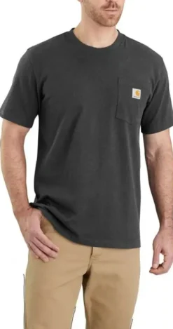 Carhartt Workwear Pocket S/S T-Shirt paita, tummanharmaa
