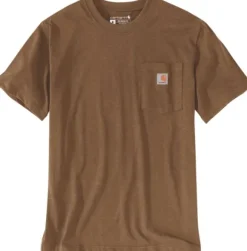 Carhartt Workwear Pocket S/S T-Shirt paita, vaaleanruskea