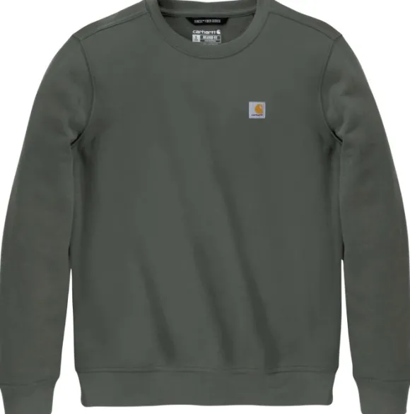 Carhartt W's French Terry Crewneck Sweatshirt Dusty Olive