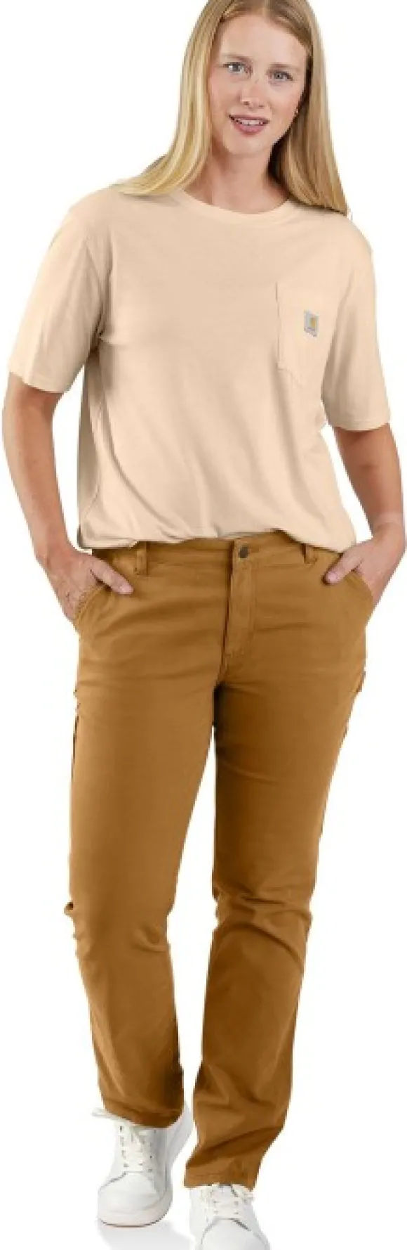 Carhartt W's Relaxed Fit Canvas Work Pant Carhartt® Brown