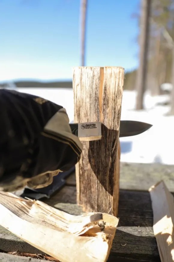 Casström No.14 Swedish Forest Knife puukko tulusraudalla, vihreä