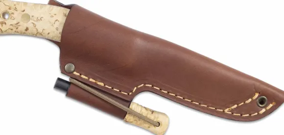 Casström No.10 Swedish Forest Knife Sleipner puukko kipinäraudalla, Masur/Scandi