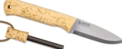 Casström Woodsman Sleipner puukko kipinäraudalla, Masur/Scandi