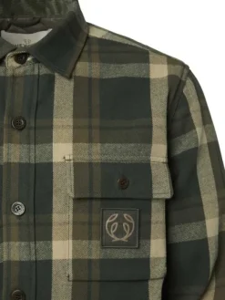 Chevalier Axe Overshirt paita, Green Checked