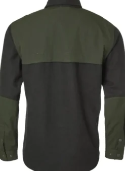 Chevalier Beat -fleecepaita, hiilenharmaa/vihreä