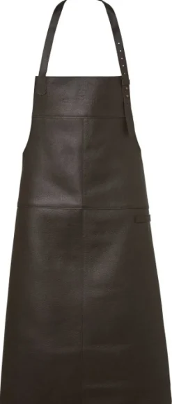 Chevalier Butcher Leather Apron -nahkaessu, ruskea