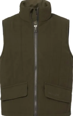 Chevalier Calf Padded Vest Junior Leather lasten topattu liivi, ruskea