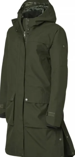 Chevalier Fractus Chevalite Rain Coat naisten sadeviitta, Tobacco Green