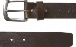 Chevalier Halton -nahkavyö, ruskea