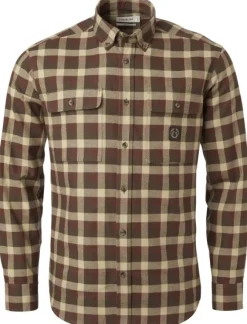 Chevalier Heron Flannel Shirt paita, Holly Green Checked
