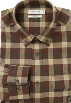 Chevalier Heron Flannel Shirt paita, Holly Green Checked