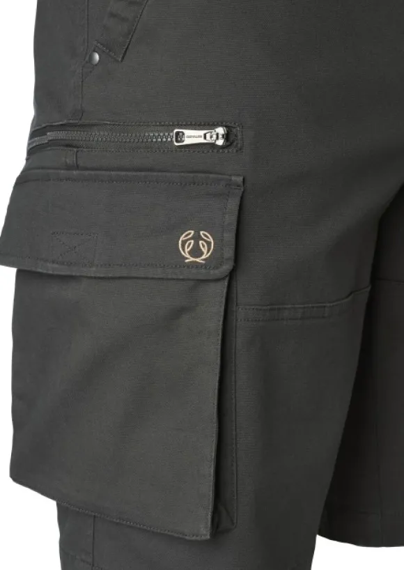 Chevalier Jay Shorts puuvillaiset shortsit, tummanharmaa