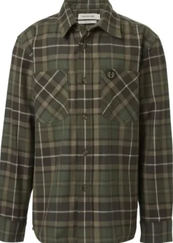 Chevalier Junior Teal Light Flannel Shirt Hemlock Green Checked