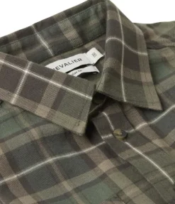 Chevalier Junior Teal Light Flannel Shirt Hemlock Green Checked