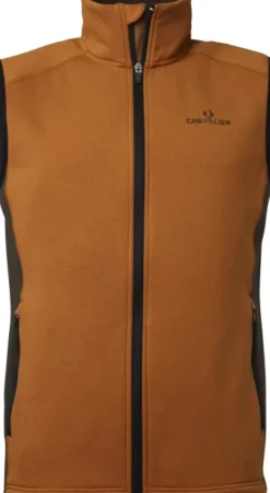 Chevalier Lenzie Fleece Vest Orange/Brown