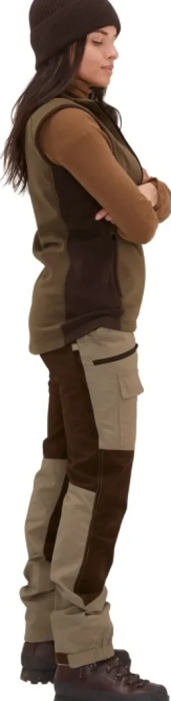 Chevalier Lenzie Fleece Vest Naisten Tobacco/Brown