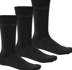 Chevalier Liner Coolmax -sukat, 3 paria musta