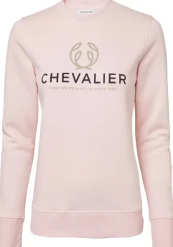 Chevalier Logo naisten collegepaita, Soft Pink