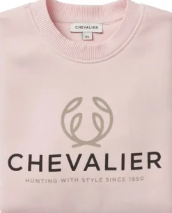 Chevalier Logo naisten collegepaita, Soft Pink