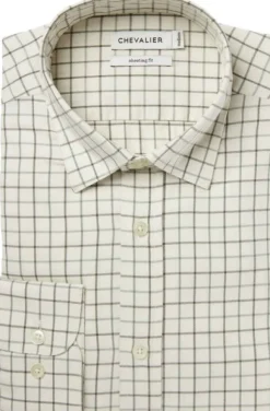 Chevalier Luton Shooting Fit Shirt paita, Hunter Green Tattersall