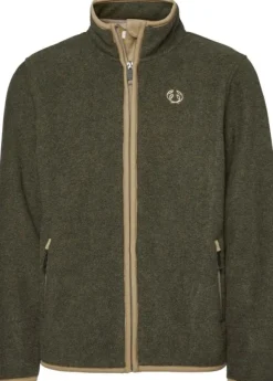 Chevalier Mainstone Jacket Junior lasten fleecetakki, maastonvihreä
