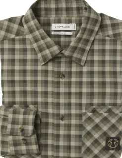 Chevalier M's Creek Shooting Fit Coolmax Shirt Mink Brown Checked
