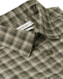 Chevalier M's Creek Shooting Fit Coolmax Shirt Mink Brown Checked