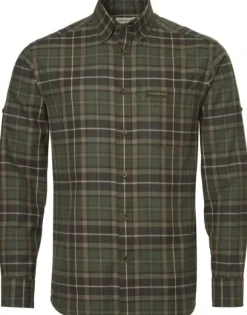 Chevalier M's Teal Light Flannel Shirt Hemlock Green Checked